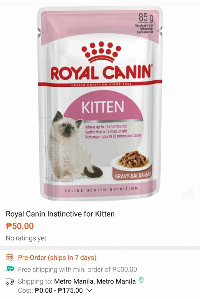 Royal Canin Instinctive for Kitten