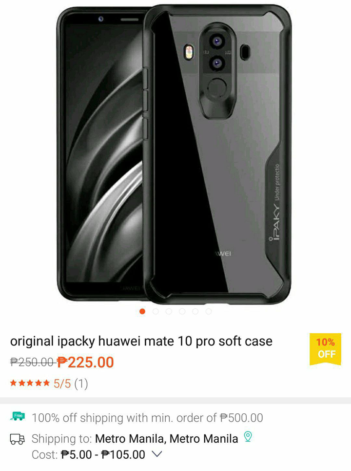 Huawei Mate 10 Pro Soft Case
