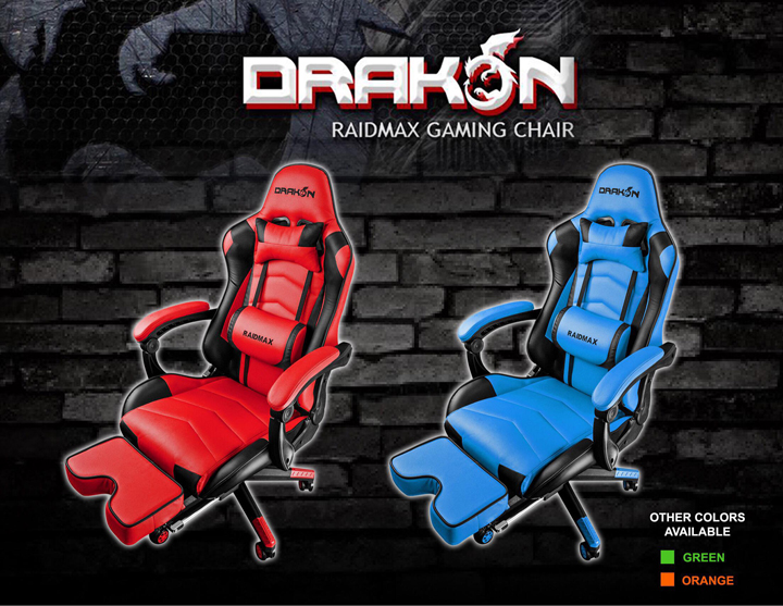 Gamers need the seated comfort that the Raidmax Drakon Gaming Chair can provide.