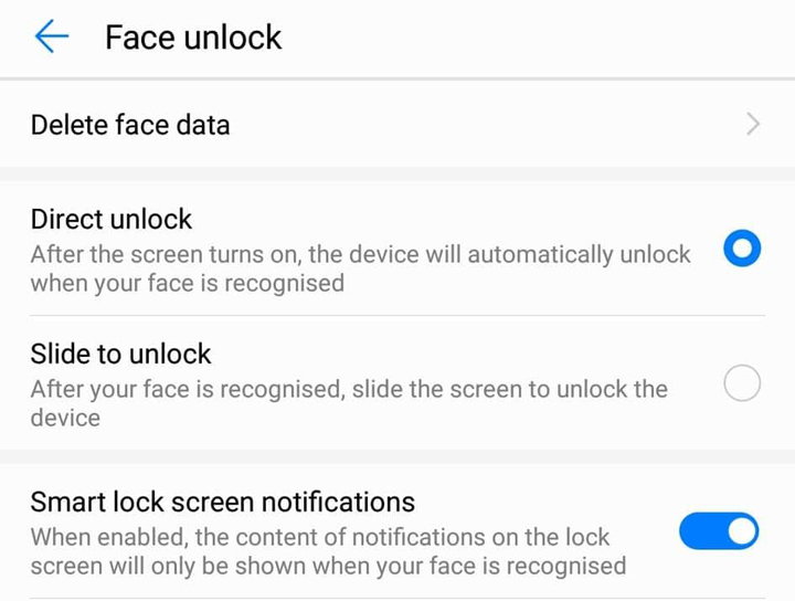 Huawei Mate 10 Series gets Face Unlock through software update