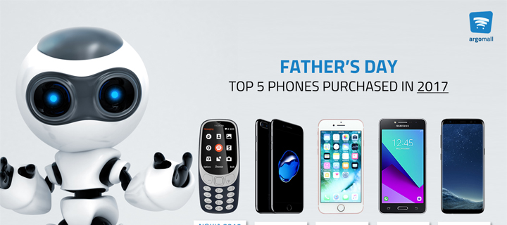 Argomall data shows smartphones Fathers want