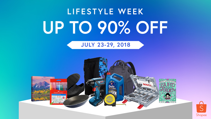 Up to 90% off products from Home Appliances, Home and Living, Motoring, Sports and Travel, and more!