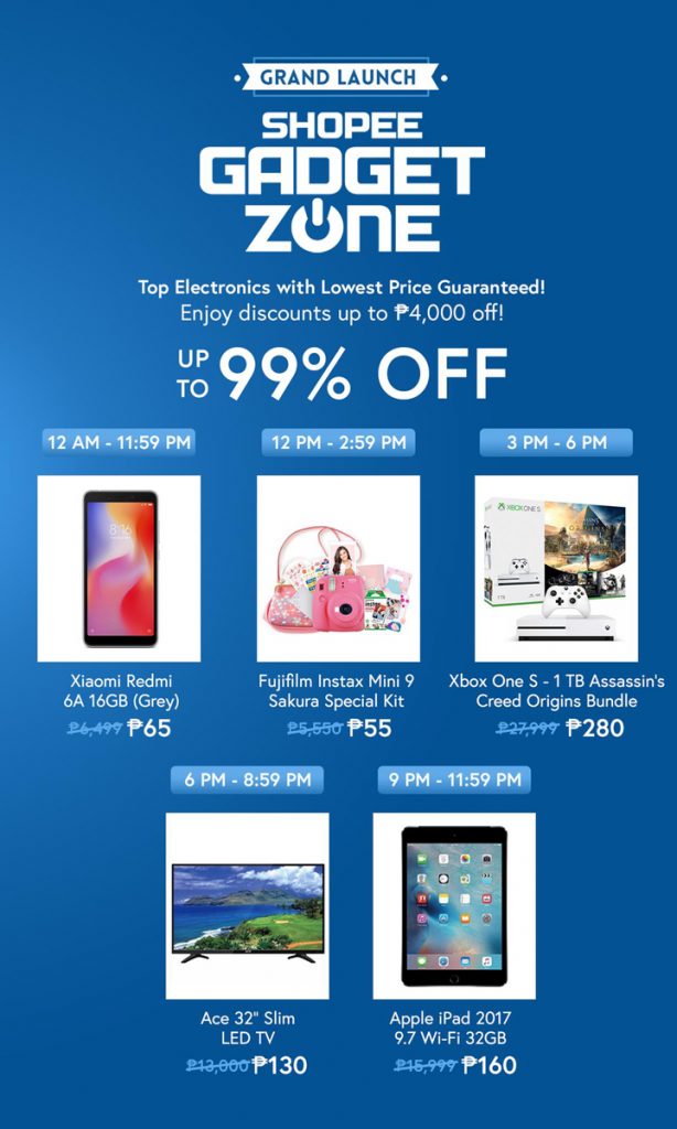 Pay by credit card to save even more at grand launch of Shopee Gadget Zone!