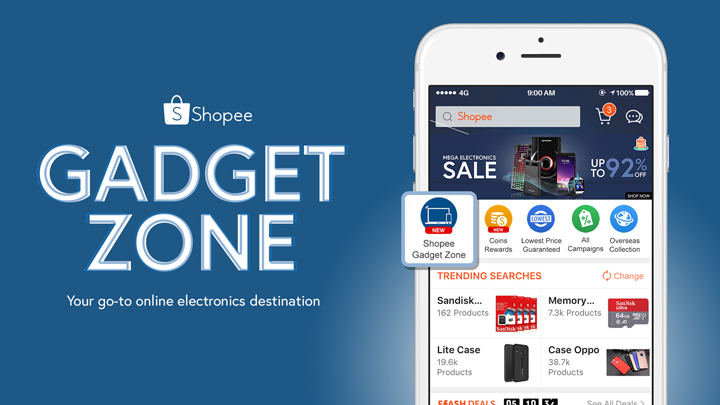 Shopee Gadget Zone is your go-to online gadget destination.