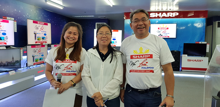 Sharp announces Luzon winners for “We Love Philippines” campaign