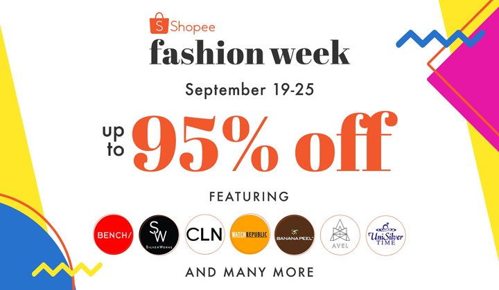 From September 19 to 25, score attractive deals from leading fashion brands like Bench, Silverworks, Banana Peel, and many more
