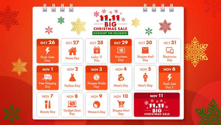 Shopee 11.11 - 12.12 Big Christmas Sale, Jose Mari Chan