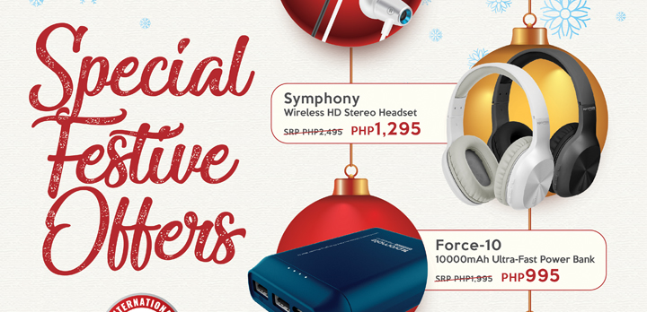 Complete your Christmas gift list with Promate’s holiday promo