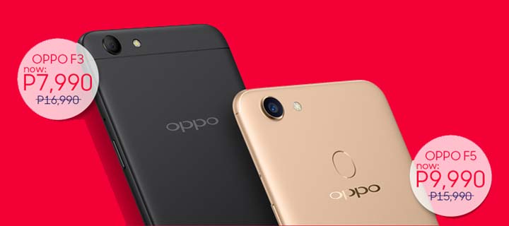 Score big discounts on OPPO F3 and F5 at Lazada 12.12