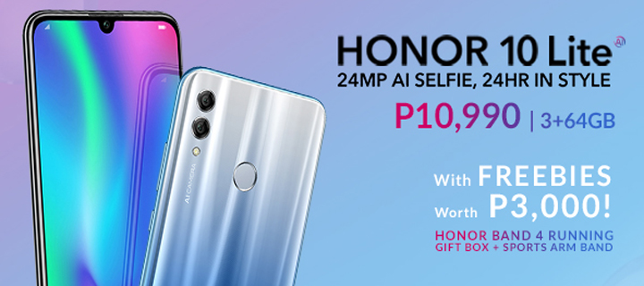 Honor 10 Lite hits Philippine shores, offers style and performance that fit your budget