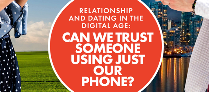 Relationships and dating in the digital age: Can we trust someone using just our phones?