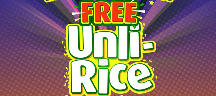 Free Unli Rice during early dinner at all Mang Inasal stores this March