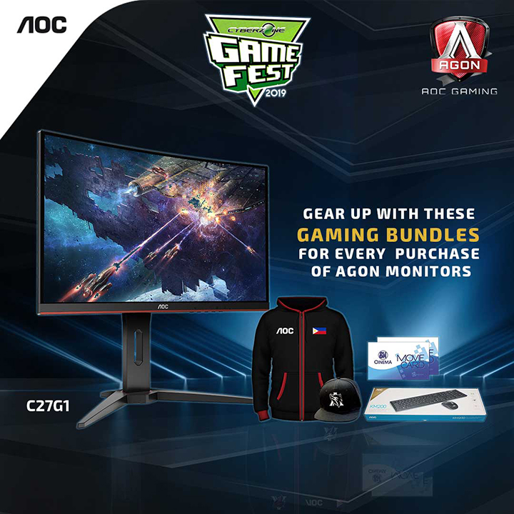 Experience AOC Gaming in SM Cyberzone