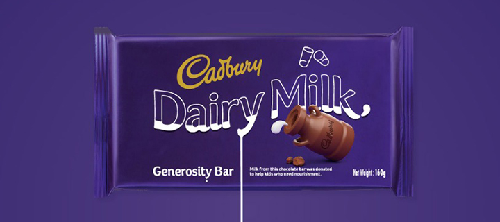 Cadbury Dairy Milk Donates Milk from its Bars to Help Nourish Kids
