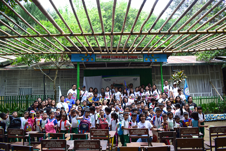 Brother Group provides support to Rizal elementary school through 7th Brigada Eskwela