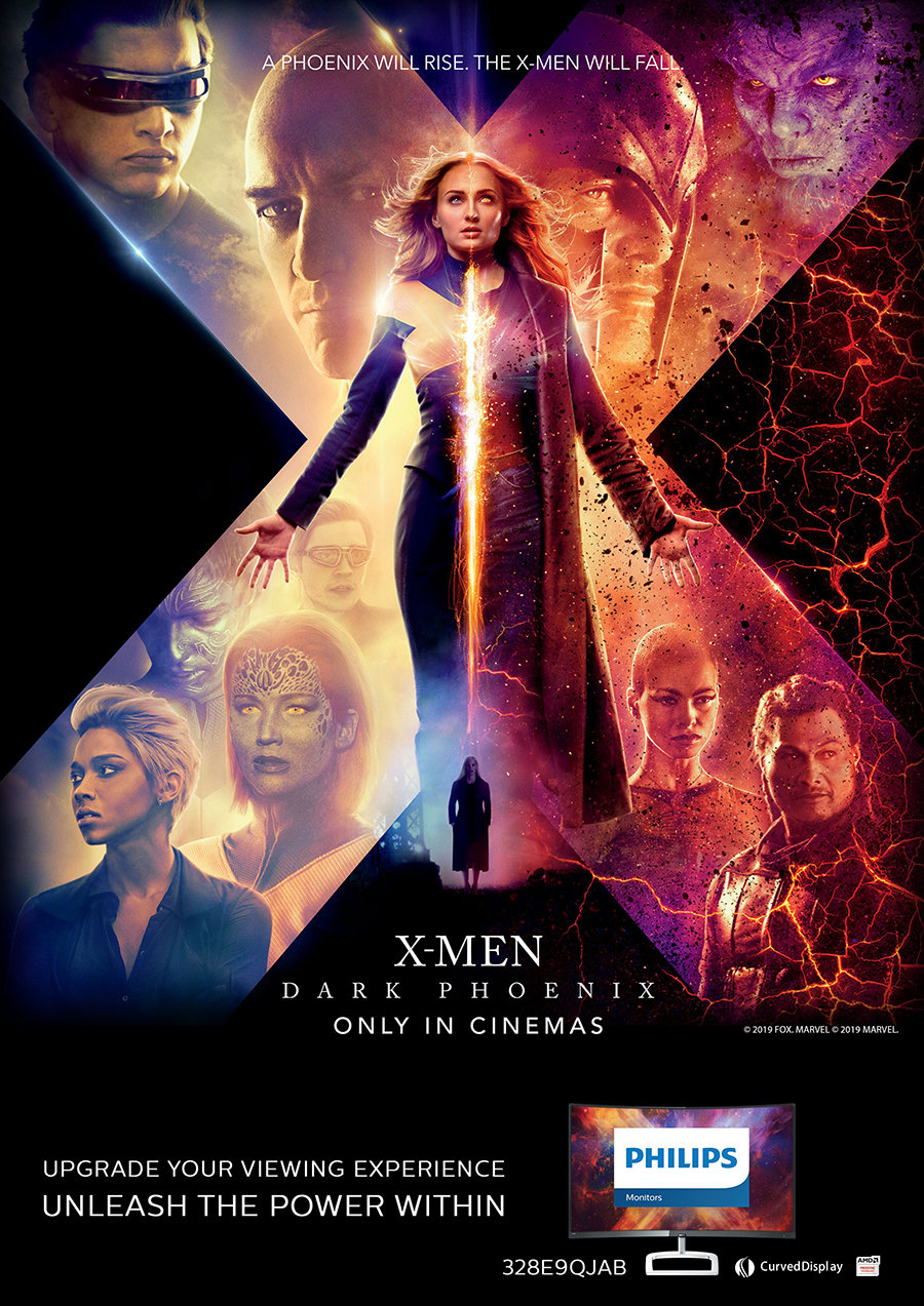 Philips, a global leader in innovative displays, partners with Twentieth Century Fox to promote the release of X-Men: Dark Phoenix in the Philippines.