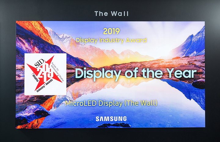 “The Wall” by Samsung Wins Coveted Display Industry Award