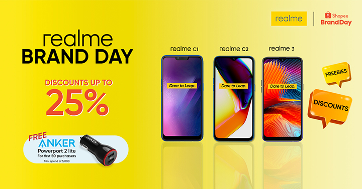 Realme holds biggest flash sale to date at Shopee Brand Day