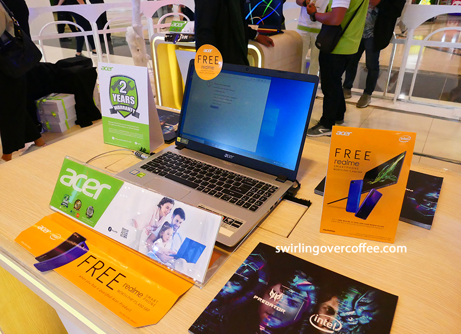 Promo – Buy select Acer laptops to get either a realme C2 or realme 5 smartphone for free