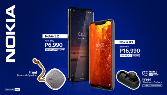 Nokia 8.1 and Nokia 3.2 get price cuts and come with freebies from Dec 12-14
