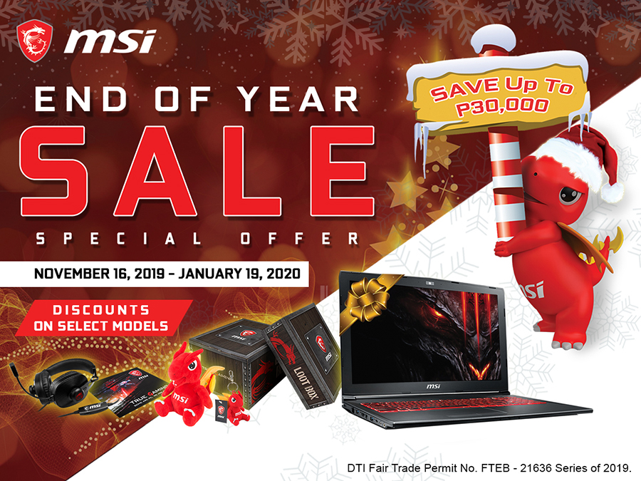 MSI’s End of Year Sale is Here