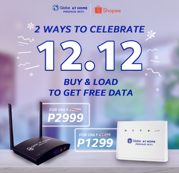 Give the gift of WiFi with Globe at Home Prepaid WiFi and Shopee