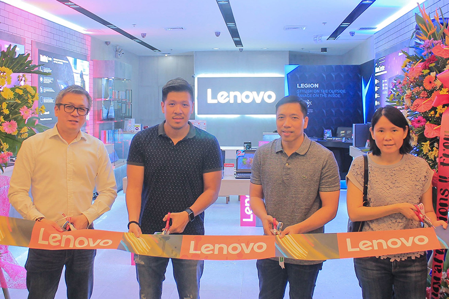Lenovo-store-SM-Megamall-ribbon-cutting