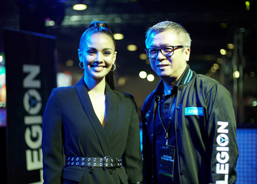 Lenovo's-Michael-Ngan-with-Megan-Young