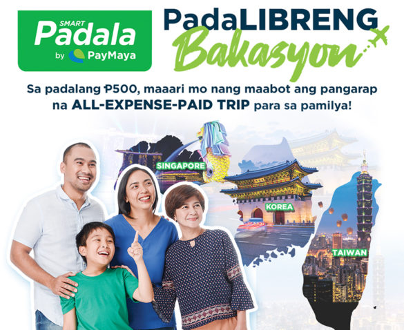 Your Smart padala is now your ticket to an all-expense paid vacation for your family!