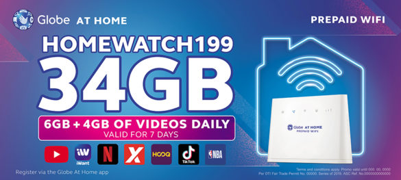 Globe At Home Prepaid WiFi introduces new data promos with FREE 4GB YouTube daily