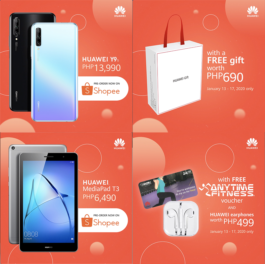 Huawei Y9s and T3 8” Now in the Philippines, Kicks Off Pre-Orders via Lazada and Shopee