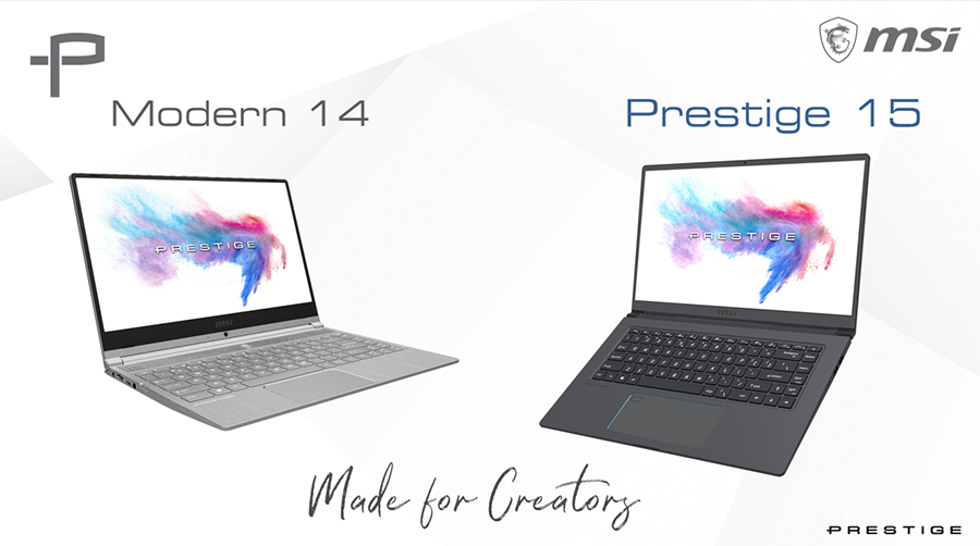 MSI Prestige 14 & 15 and Modern 14
