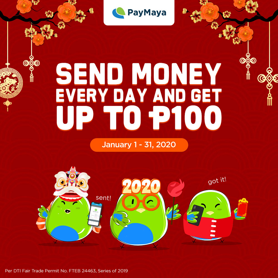 Get Lucky This Chinese New Year With PayMaya’s Amazing Cashback Deals!