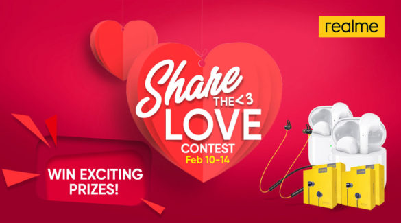 realme Invites Fans to #Sharethelovein Its Valentine’s Day Promo
