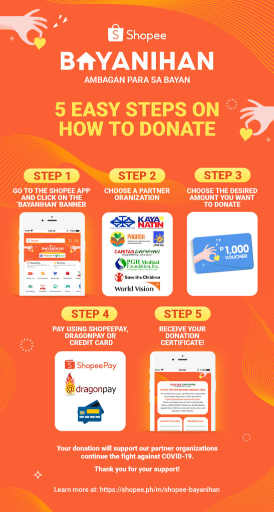 Shopee Launches Shopee Bayanihan, an Initiative Focused on Providing Support for Medical Front Liners and Filipinos in Need