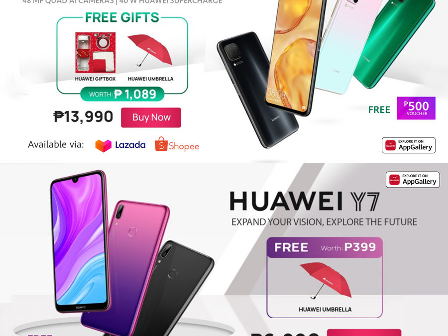Shop HUAWEI Nova 7i and Y7 From the Comfort of Your Home!