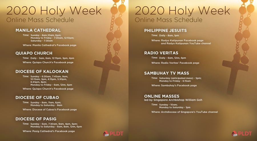 Celebrating Holy Week Online