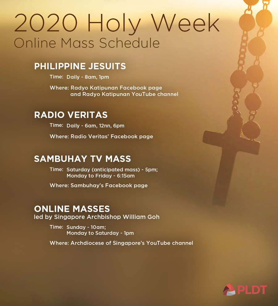Celebrating Holy Week Online