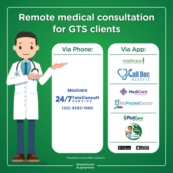 24/7 Remote Medical Consultations Available for GTS HMO Clients