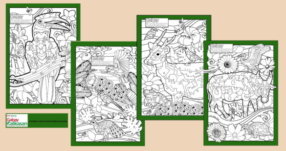 Stay Safe at Home and Show Some Love for Mother Earth With Free Downloadable Gabay Kalikasan Coloring Pages