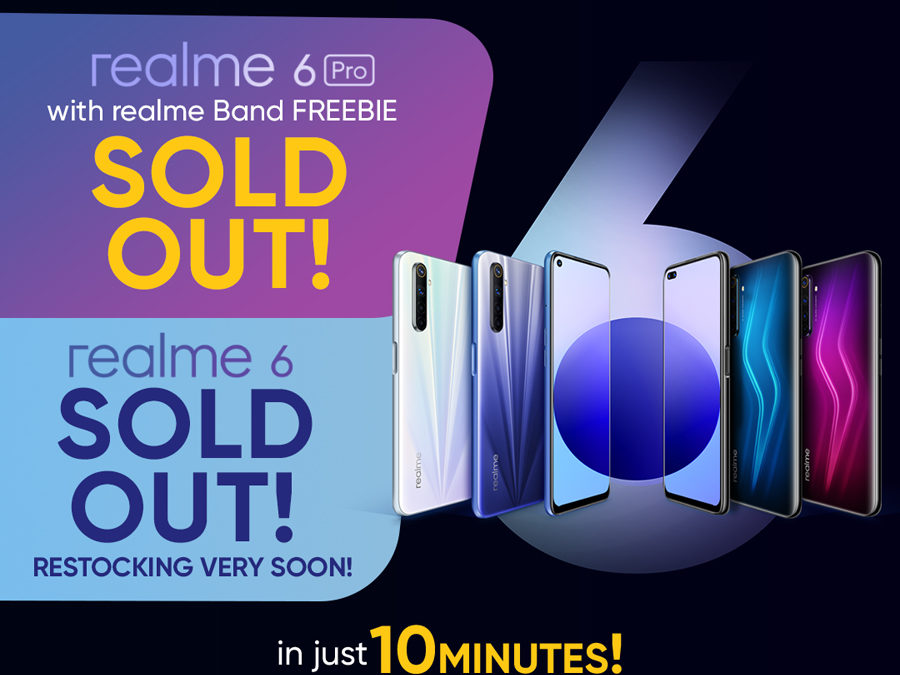 Realme Philippines Marks Another Successful Launch With Sold out Realme 6 and 6 Pro in Just 10 Minutes