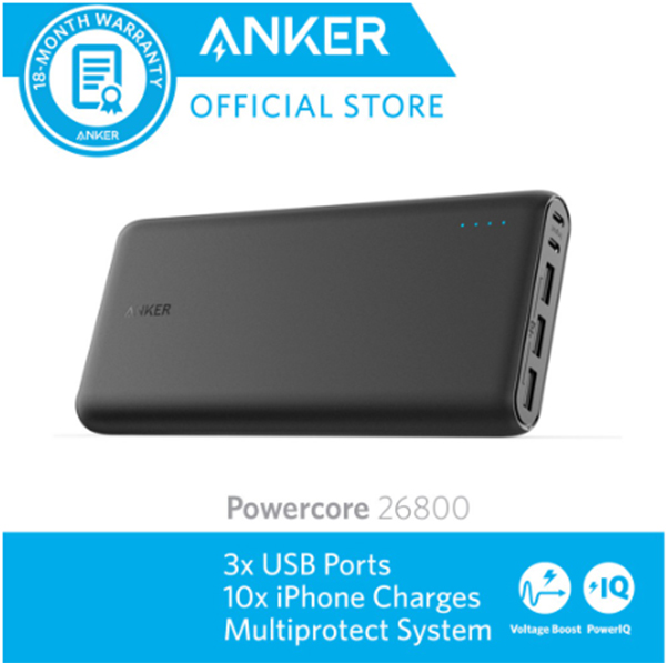 Get these high capacity Anker powerbanks from Shopee