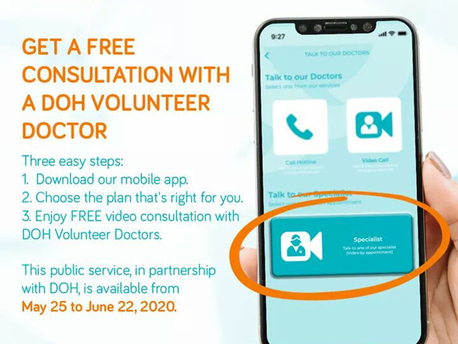DOH Volunteer Doctors Provide Video Consultation via KonsultaMD