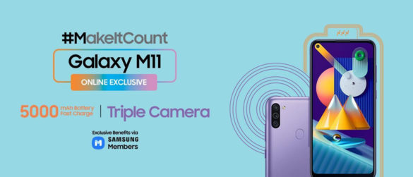 The new SAMSUNG Galaxy M11 Hits Online Stores Today!