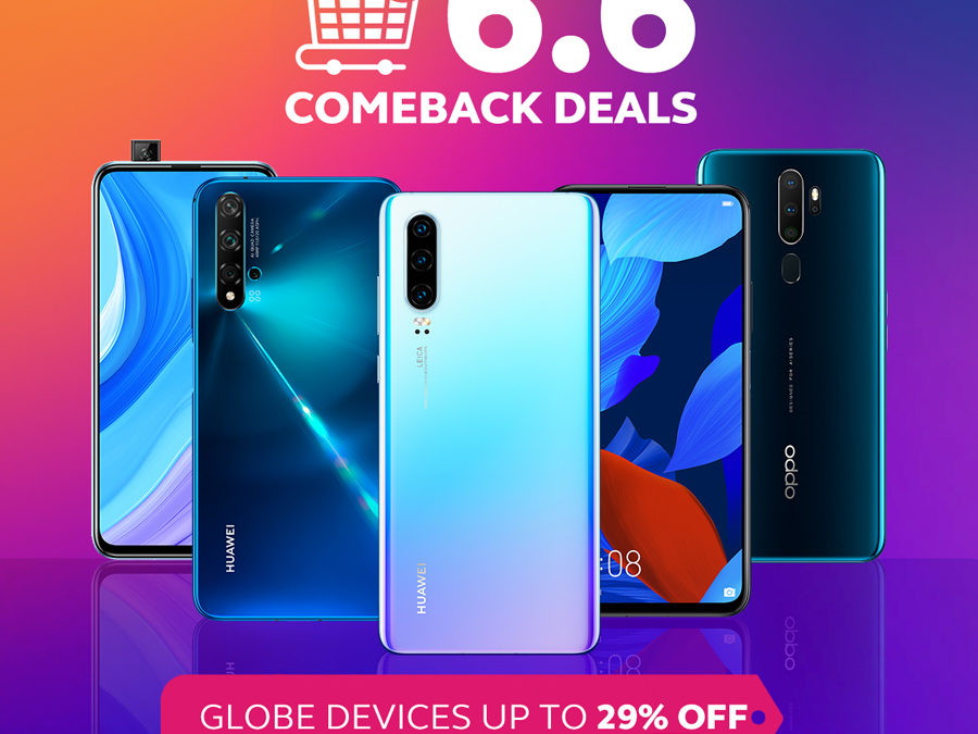 Globe Offers Awesome Discounts at the 6.6 Comeback Deals