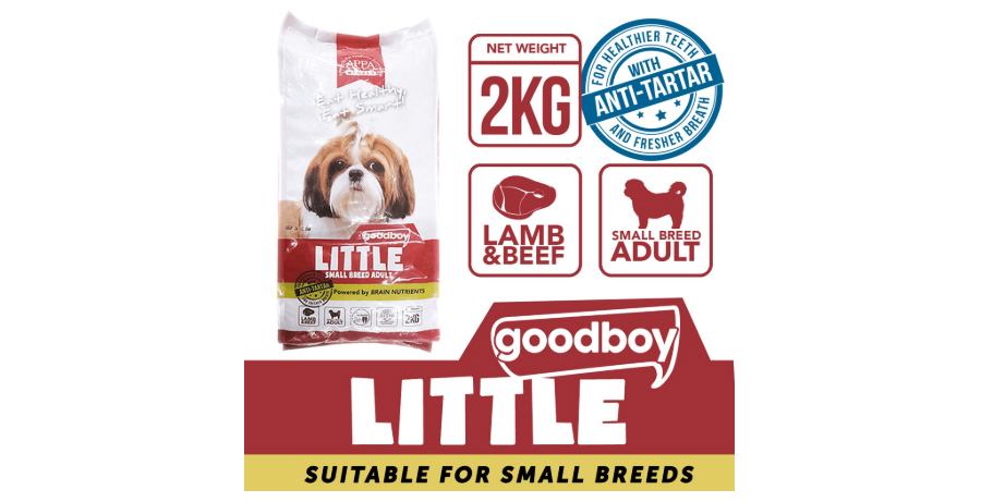 Busy small dog owners can always buy the Good Boy Dog Food Little at Shopee