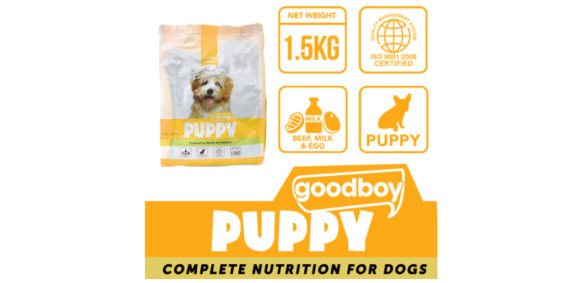 Give your puppies the nutrition they need with Good Boy Dog Food Puppy, available at Shopee
