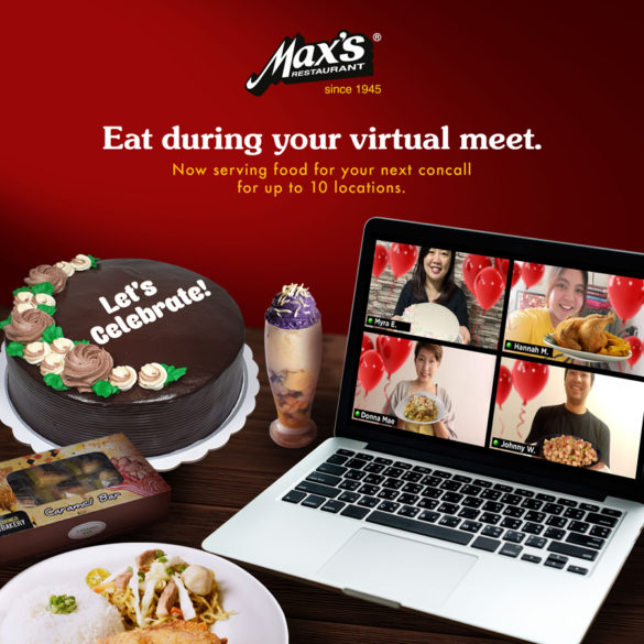 Missing The Food In Online Meetings And Celebrations? Make It Happen With Max’s E-Party