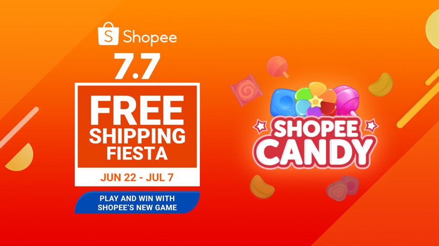 Swipe, Match, and Win: Play Shopee Candy and Win a Brand New Laptop and Smartphone at Shopee 7.7 Free Shipping Fiesta Sale