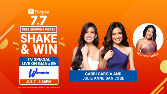 Catch the Shopee 7.7 Shake and Win TV Special on GMA’s Wowowin and Eat Bulaga to Win Over ₱2 Million Worth in Prizes